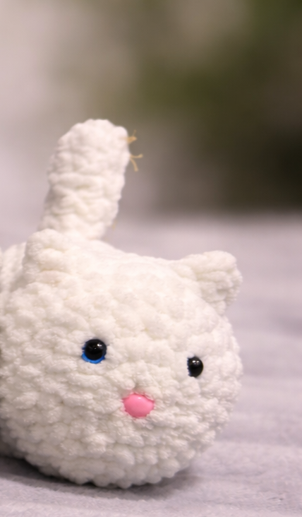 Chat miche au crochet