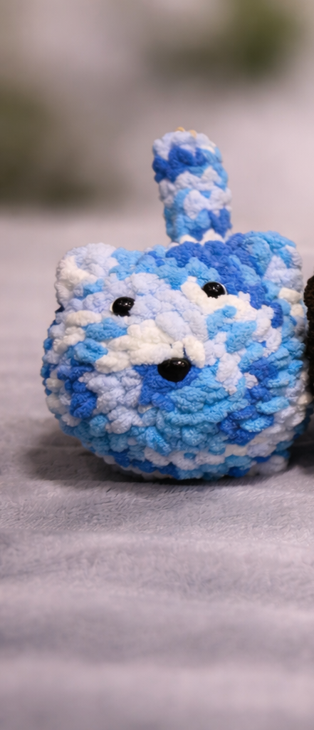 Chat miche au crochet