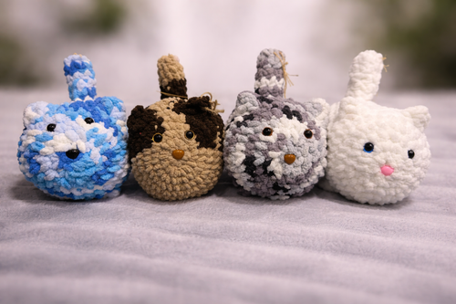 Chat miche au crochet