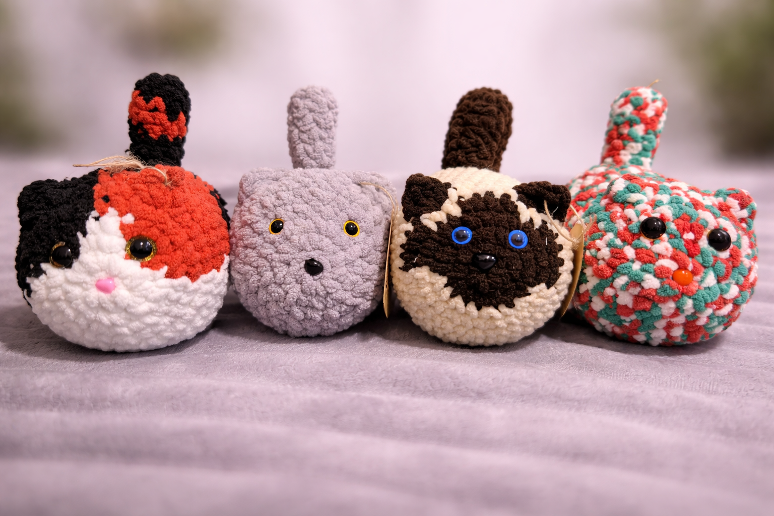 Chat miche au crochet