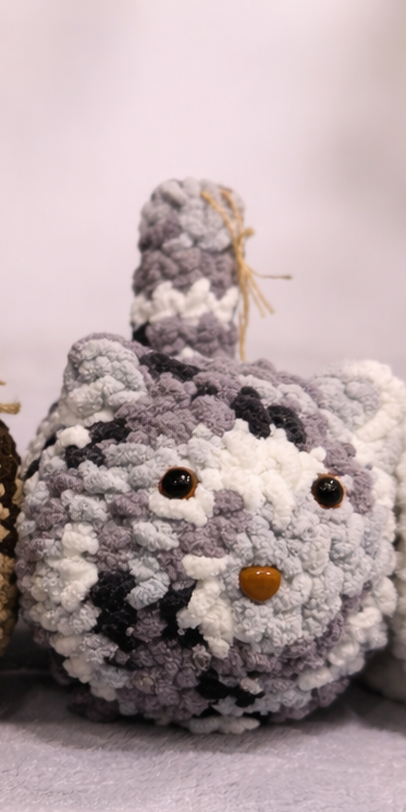 Chat miche au crochet